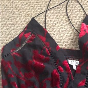 Tobi Other - Red/Black Tobi Lace romper Tobi Other - Red/Black Tobi Lace romper